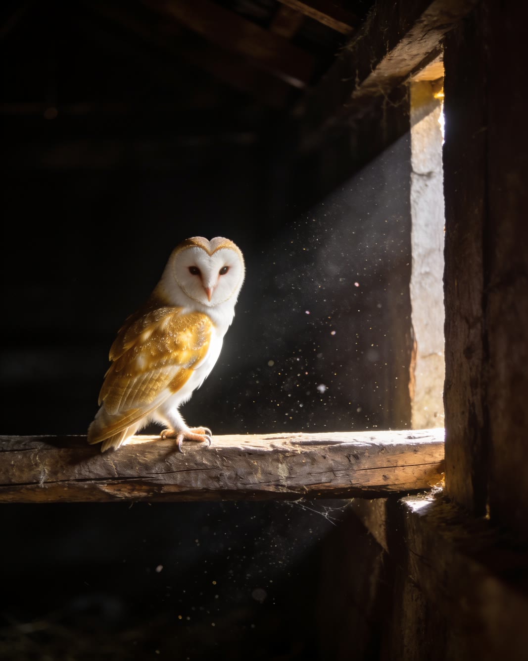 Barn Owl, Old barn