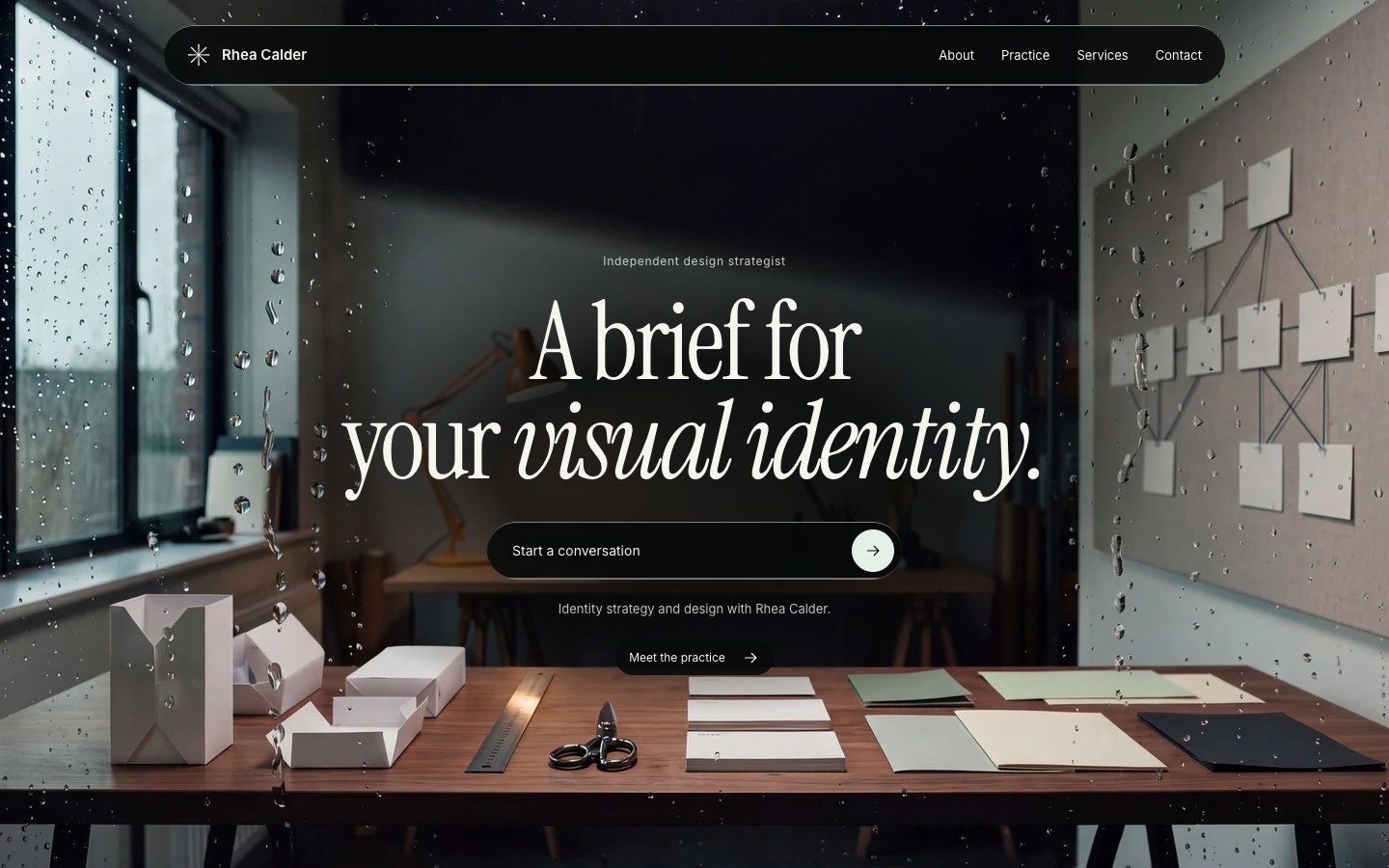 Liquid Glass website preview