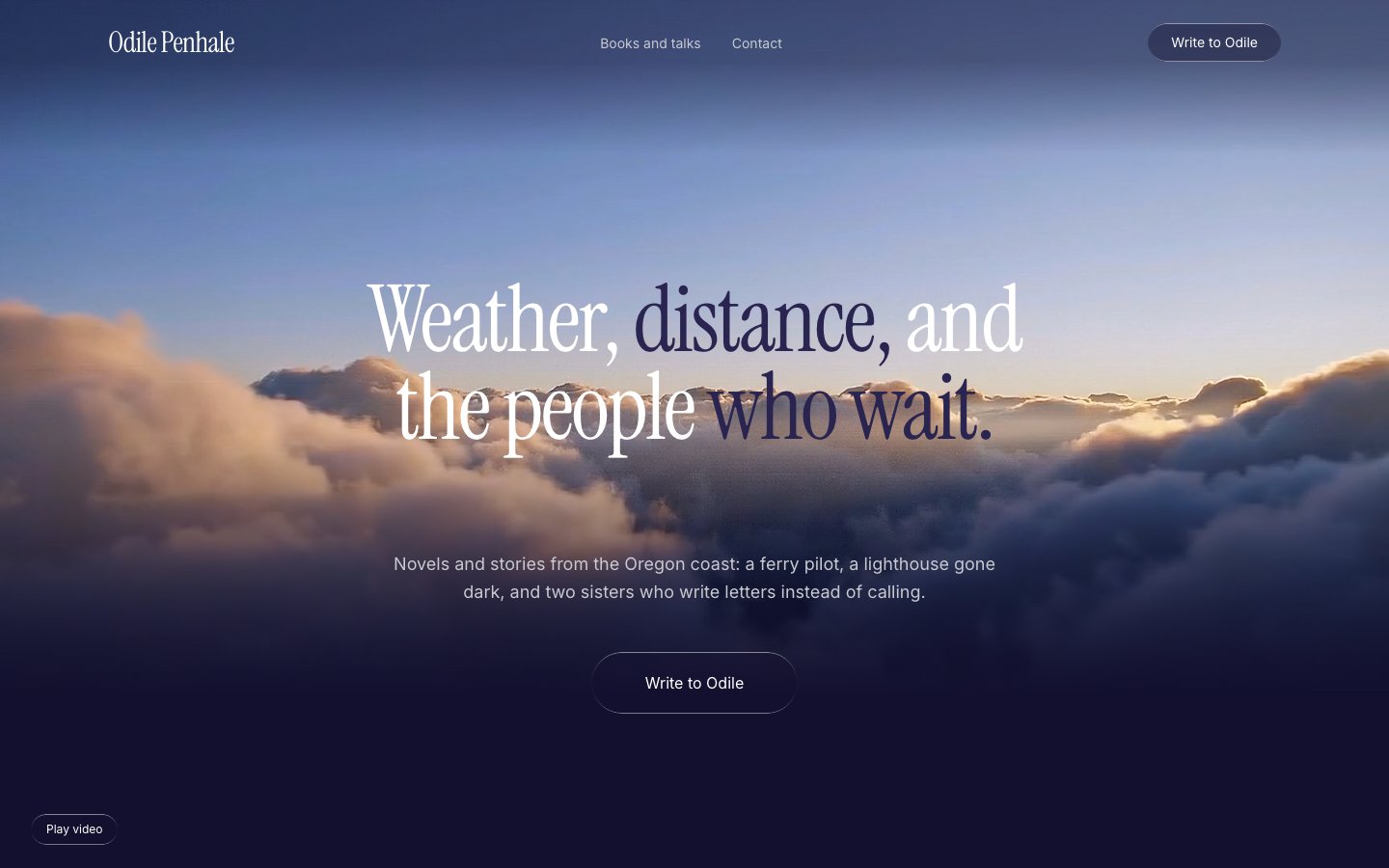 Serif Cinema website preview
